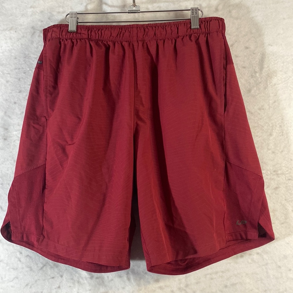 UniPro Qwick Dry Burgundy Athletic Shorts Unisex Quick-Dry Training Shorts SZ XL